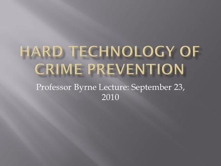 Professor Byrne Lecture: September 23, 2010.  Y&feature=related.