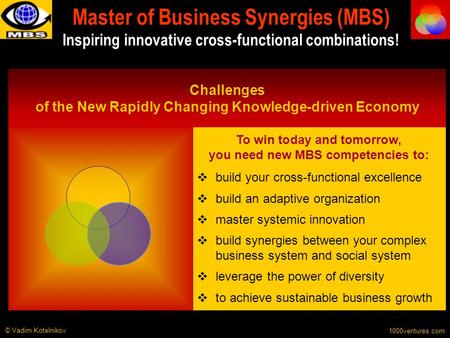 Challenges of the New Rapidly Changing Knowledge-driven Economy