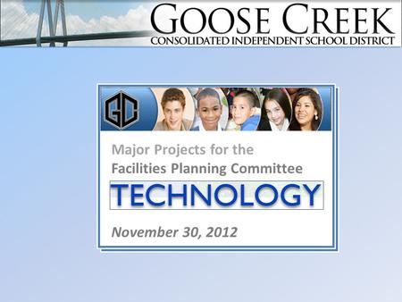 Major Projects for the Facilities Planning Committee Major Projects November 30, 2012.