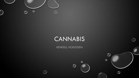 CANNABIS KENDELL HODGDEN. DEFINE/DESCRIBE IT IS MADE FROM THE DRIED FLOWERS AND LEAVES OF A PLANT CALLED CANNABIS SATIVA IT IS MADE FROM THE DRIED FLOWERS.