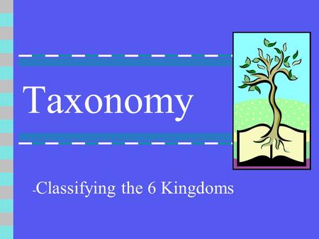 Taxonomy - Classifying the 6 Kingdoms. Kingdom This is the largest taxon. All organisms are placed in 1 of 6 groups based on their cell structure. A group.