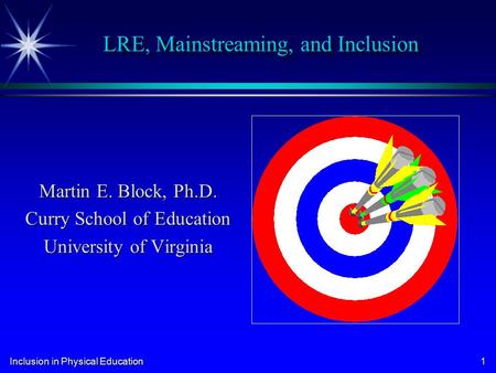 LRE, Mainstreaming, and Inclusion