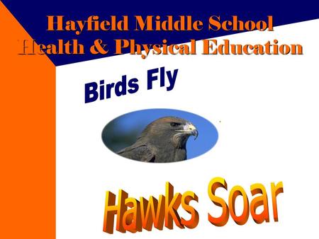 Hayfield Middle School Health & Physical Education.