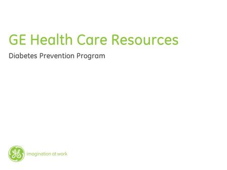 GE Health Care Resources