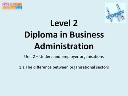 Level 2 Diploma in Business Administration