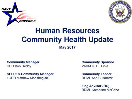 Human Resources Community Health Update
