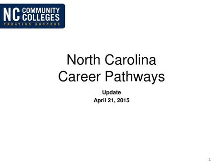 North Carolina Career Pathways