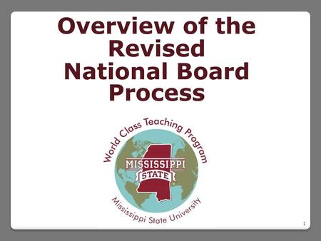 National Board Process