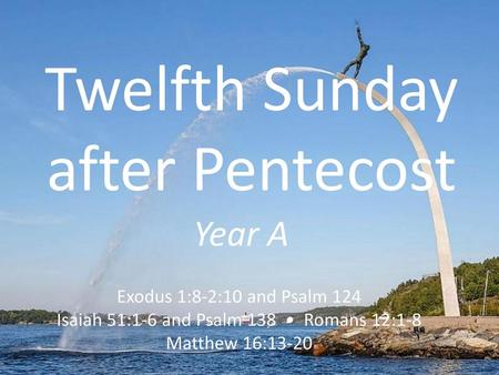 Twelfth Sunday after Pentecost