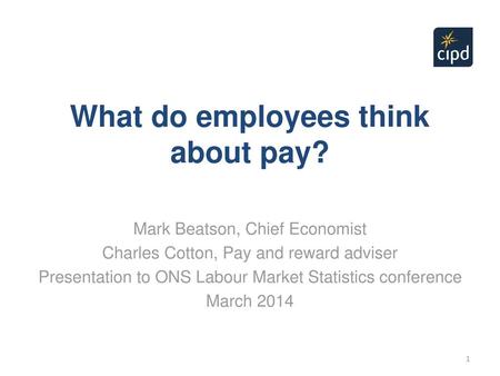 What do employees think about pay?