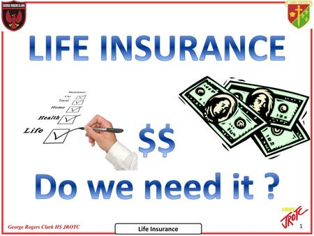 LIFE INSURANCE $$ Do we need it ?.