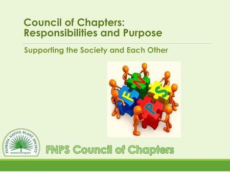 Council of Chapters: Responsibilities and Purpose