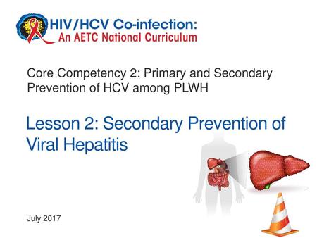 Lesson 2: Secondary Prevention of Viral Hepatitis