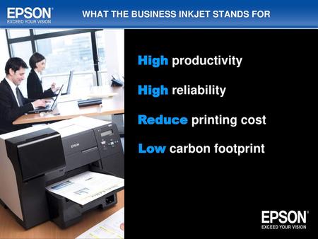 WHAT THE BUSINESS INKJET STANDS FOR