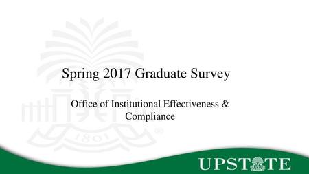 Spring 2017 Graduate Survey