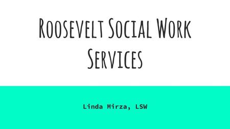 Roosevelt Social Work Services