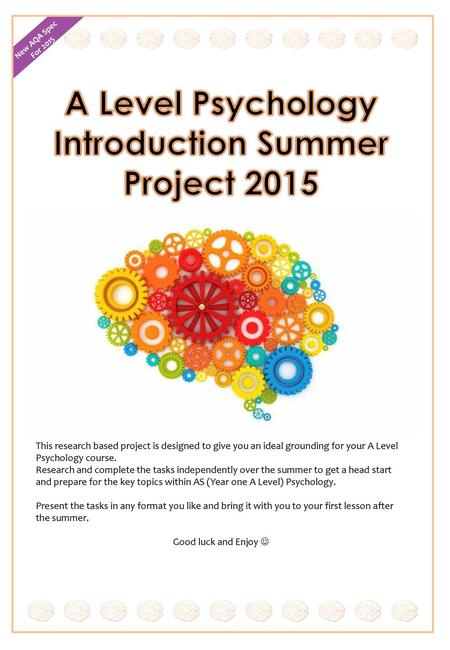 Introduction Summer Project 2015