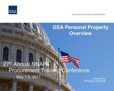 GSA Personal Property Overview