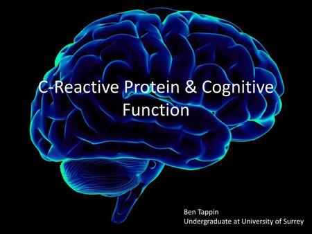 C-Reactive Protein & Cognitive Function
