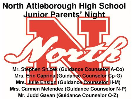 North Attleborough High School Junior Parents’ Night