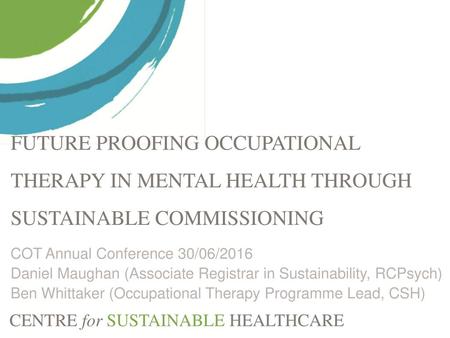 COT Annual Conference 30/06/2016