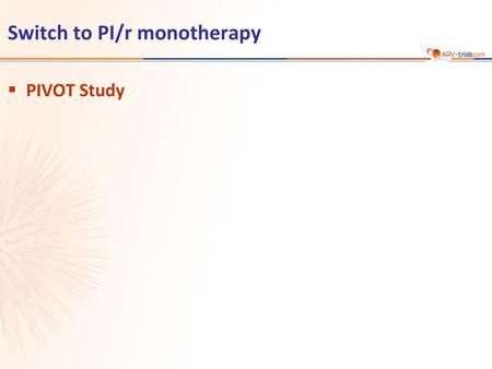 Switch to PI/r monotherapy