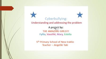 Cyberbullying Cyberbullying is the repeated misuse of technology in order to harass, intimidate, bully, or terrorize another person.