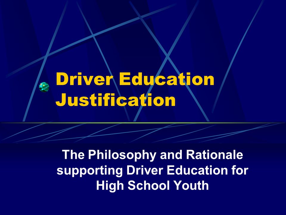 justification of philosophy of education