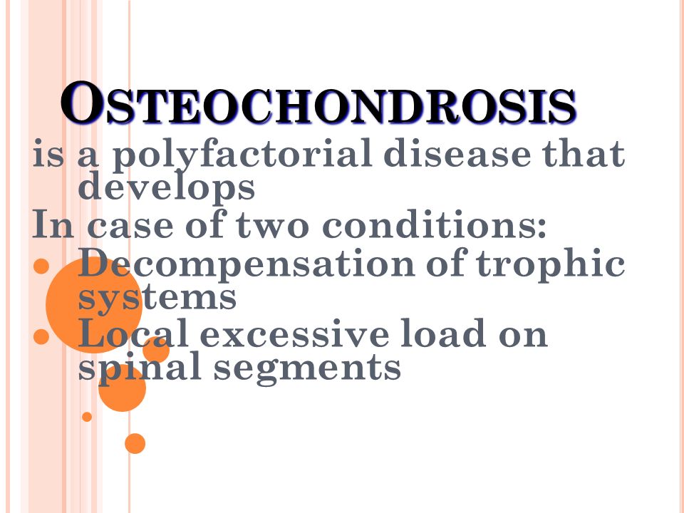 Lumbális osteochondrosis tünetei és gyógyszerei