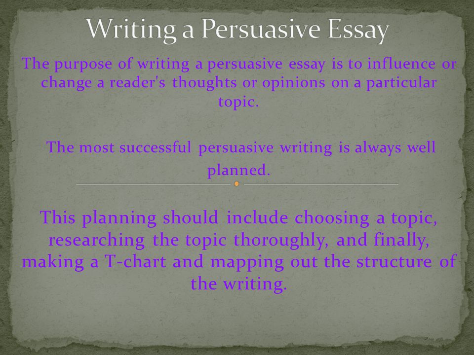 persuasive paper