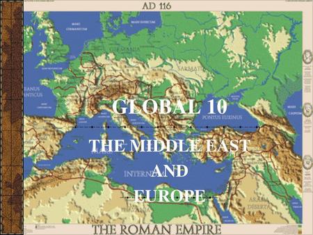 THE MIDDLE EAST AND EUROPE