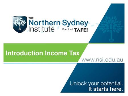 Introduction Income Tax