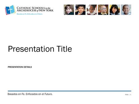Presentation Title Presentation Details.