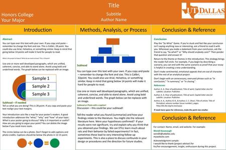 Title Introduction Methods, Analysis, or Process