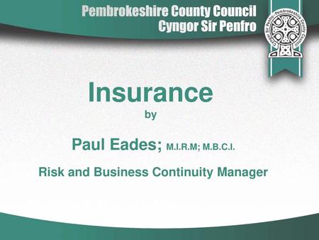 Risk and Business Continuity Manager