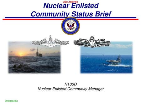 N133D Nuclear Enlisted Community Manager