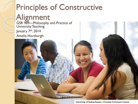 Principles of Constructive Alignment