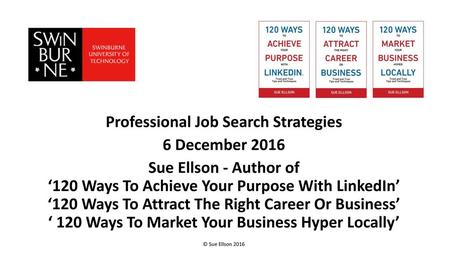 Professional Job Search Strategies