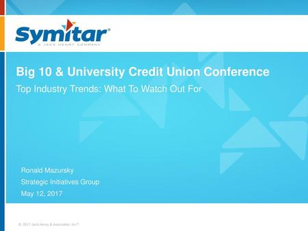 Big 10 & University Credit Union Conference