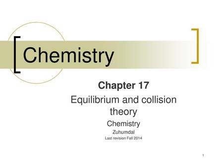 Equilibrium and collision theory