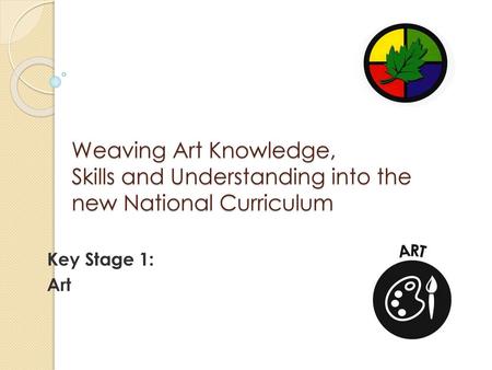 Weaving Art Knowledge, Skills and Understanding into the new National Curriculum Key Stage 1: Art.