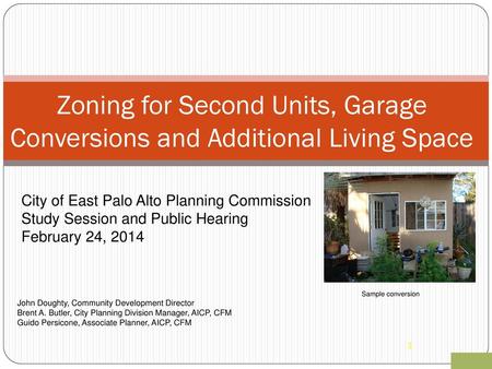City of East Palo Alto Planning Commission