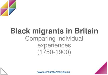 Black migrants in Britain Comparing individual experiences ( )