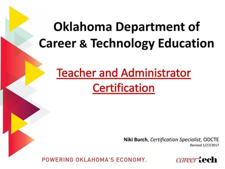 Oklahoma Department of Career & Technology Education