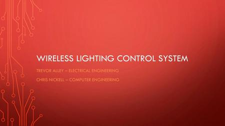 Wireless Lighting control system