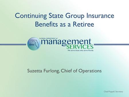 Continuing State Group Insurance Benefits as a Retiree