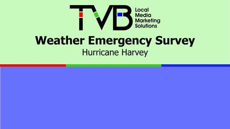 Weather Emergency Survey