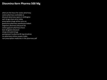 Diosmina Kern Pharma 500 Mg