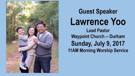 Waypoint Church -- Durham 11AM Morning Worship Service
