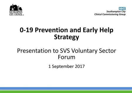 0-19 Prevention and Early Help Strategy